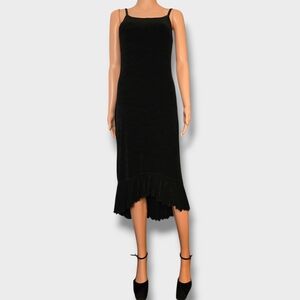 🖤Vintage 90s Slinky Midi Dress